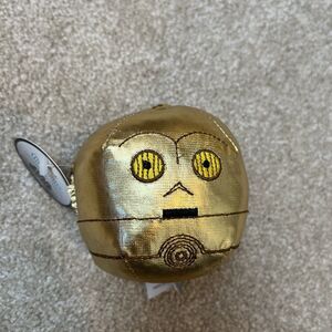 NWT Hallmark‎ Star Wars Fluffballs C3PO Christmas Ornament Decoration 2016